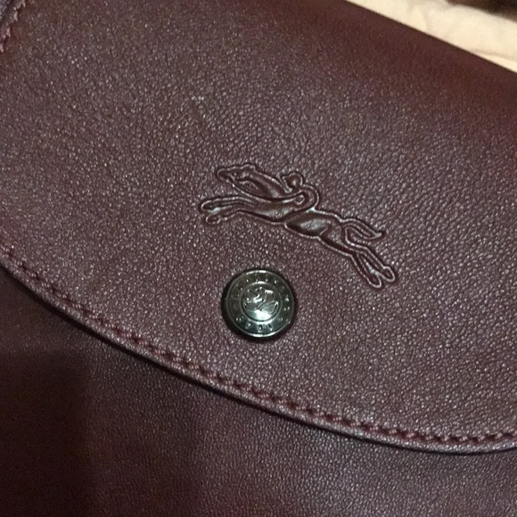 Longchamp leather cross-body duffel - Picture 3 of 12